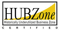 HUBZone Underutilized Business Zone Certified